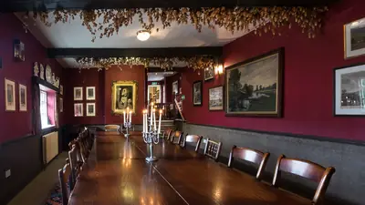 The upstairs function room at The Eagle and Child (photo 7 of 8)
